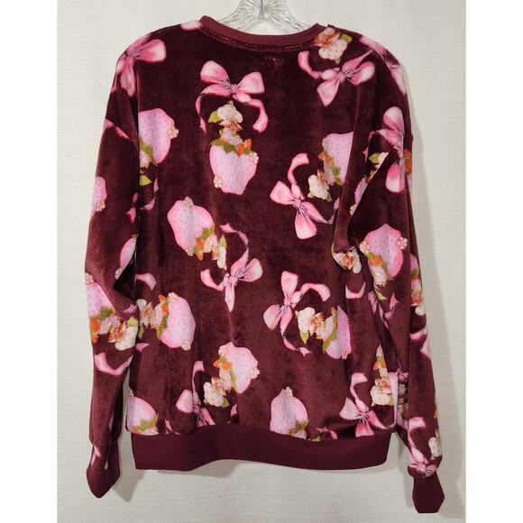 Strawberry shortcake fleece sweatshirt women's size small - Picture 2 of 6